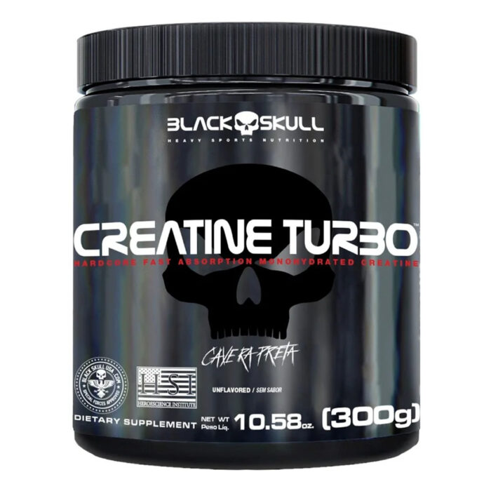 Creatine Turbo Monohidratada Black Skull 300g