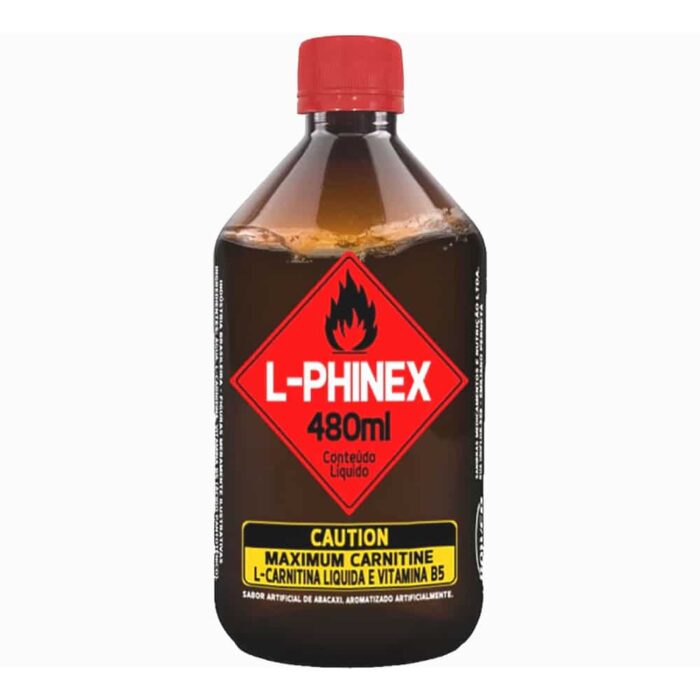 L-Phinex L-Carnitina Termogênico Líquido Altamente Concentrado 480ml