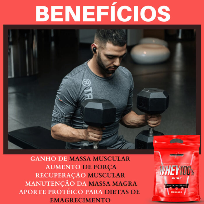 Whey 100% Pure Refil Integralmedica 907g - Image 2