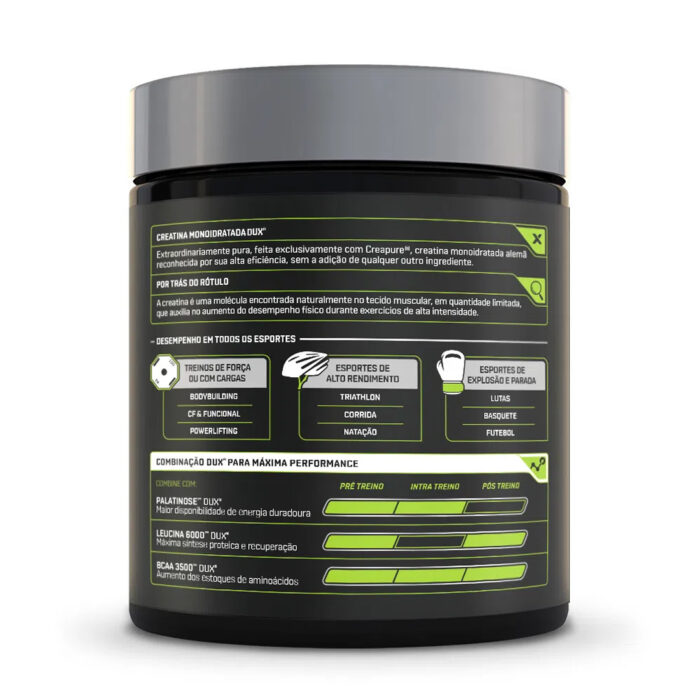 Creatina (100% CREAPURE®) Dux nutrition Labs Pote 300G - Image 4