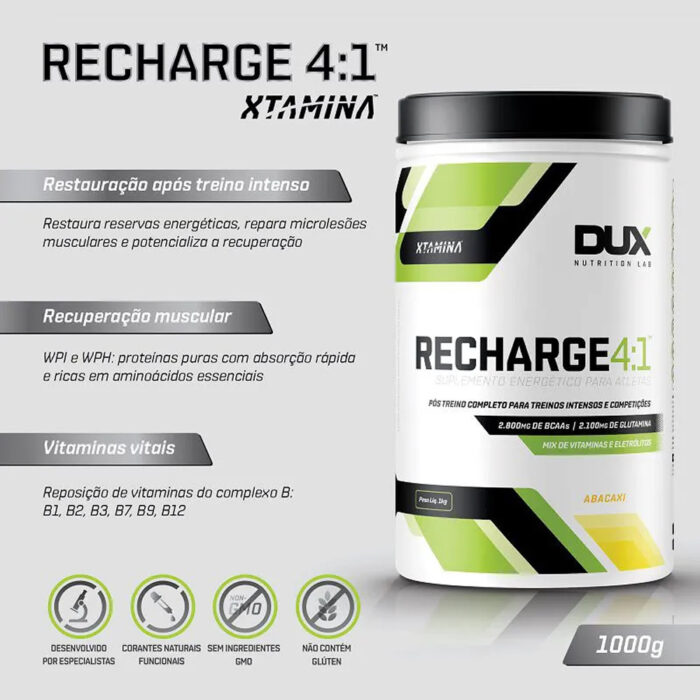 Recharge 4:1 (1kg) DUX Nutrition Lab - Image 3