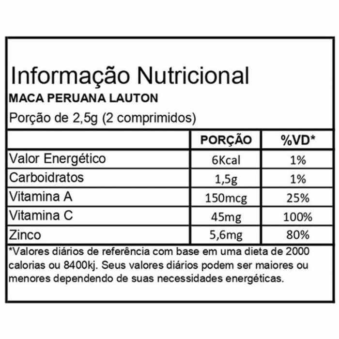 Maca Peruana Premium 1000mg 60 Caps Lauton Nutrition - Image 9