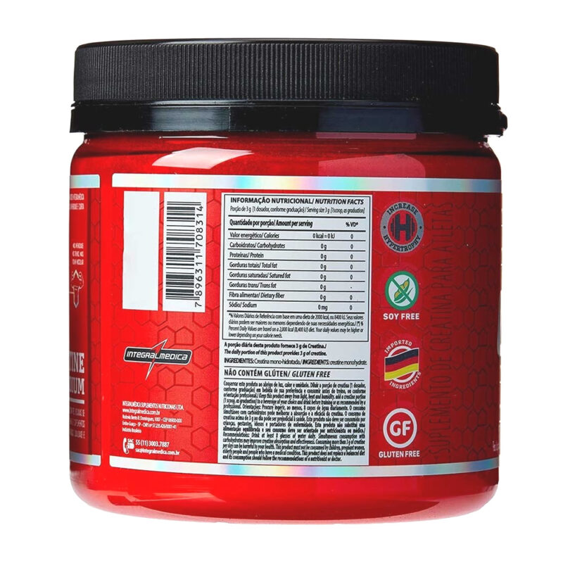 Creatina Hardcore 100% Pura Integralmedica 300gr - Imagem 2