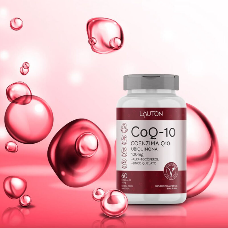 Coenzima Q10 60 Comprimidos 500mg Lauton Nutrition - Imagem 3