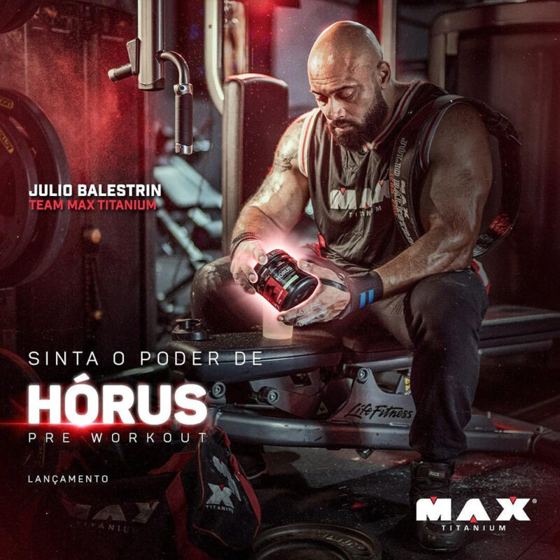 Hórus Pré-treino Max Titanium Sabores pote 300g - Imagem 7