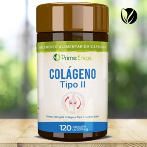 Colágeno Tipo 2 Tipo Il 120 Cápsulas Prime Ervas - Imagem 2