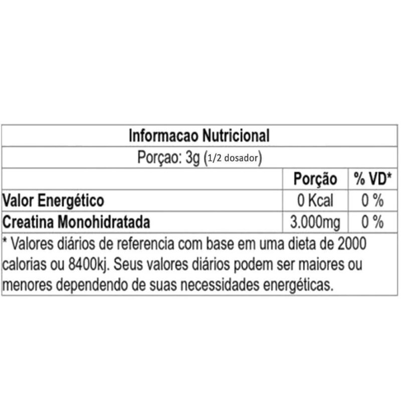 Creatina Monohidratada DUX Nutrition Labs 300gr - Imagem 3
