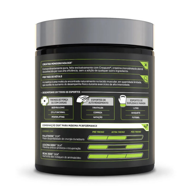 Creatina (100% CREAPURE®) Dux nutrition Labs Pote 300G - Imagem 4