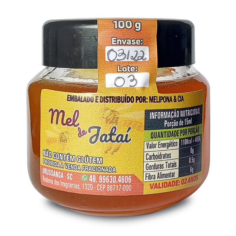 Mel de abelha Jataí sem ferrão - 100gr