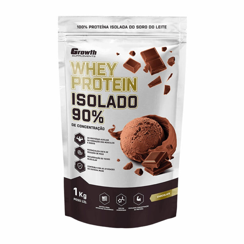 Whey Protein Isolado 1KG - Growth Supplements