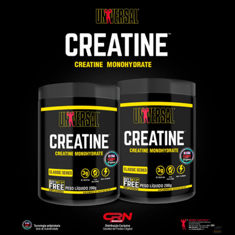 Creatine Monohidratada 100% pura importada Universal Nutrition 200gr - Original - Imagem 4