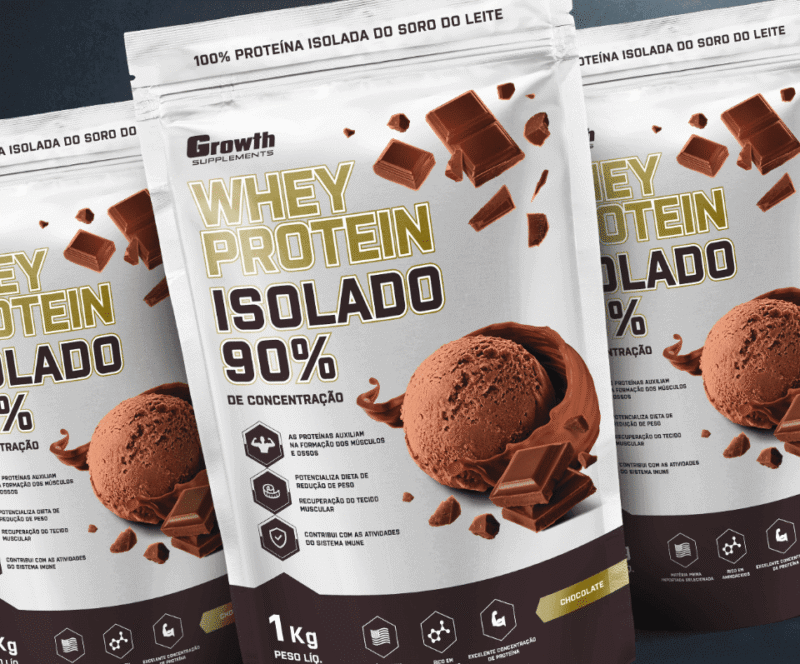 Whey Protein Isolado 1KG - Growth Supplements - Imagem 2
