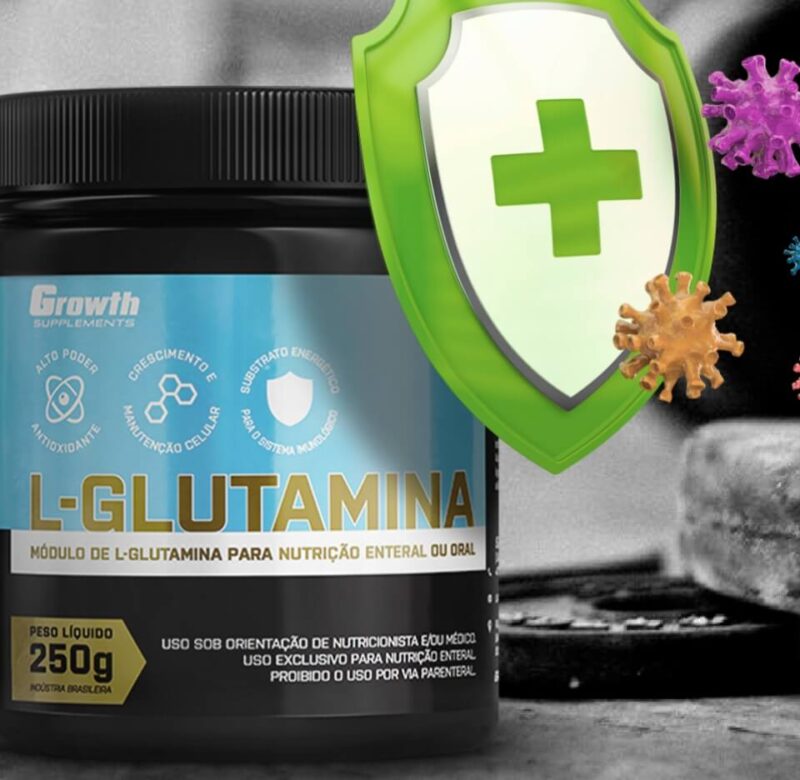 Glutamina Growth Supplements 250g - Imagem 2
