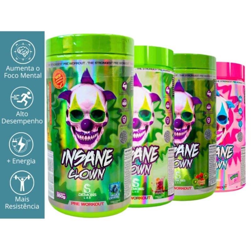 Pré-treino Insane Clown 350g Demons Lab - Imagem 2