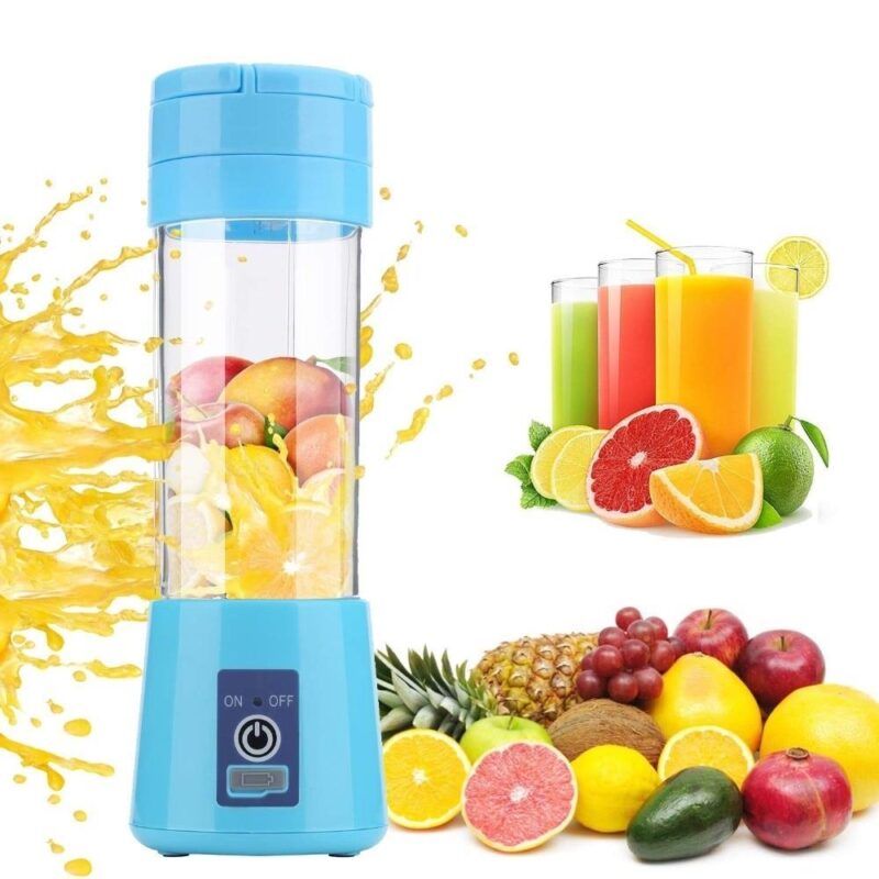 Mixer Juice Garrafa Portátil USB Recarregável – 6 Lâminas - Imagem 3