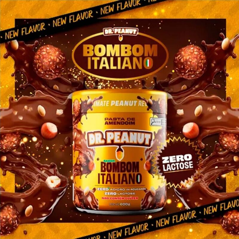 Pasta De Amendoim Com Whey Isolado 600g Dr Peanut Sabores - Imagem 2