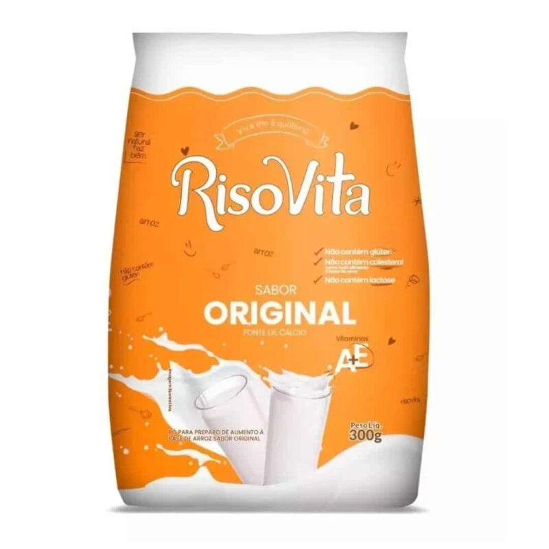 Bebida De Arroz Em Pó Sachê 300g Risovita Sabor Original