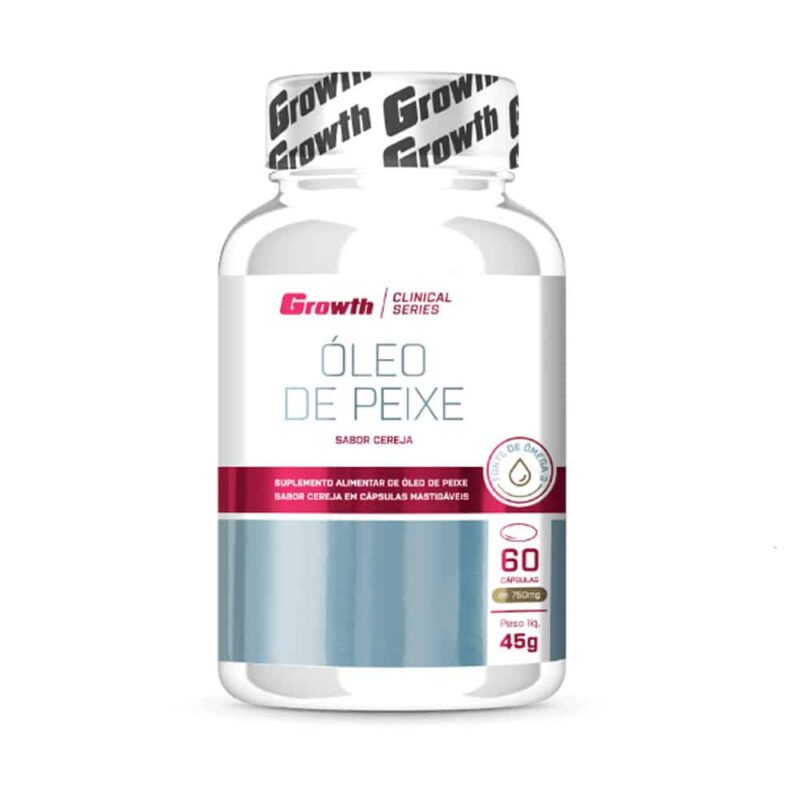 Óleo de Peixe Sabor Cereja 60 soft Growth Supplements