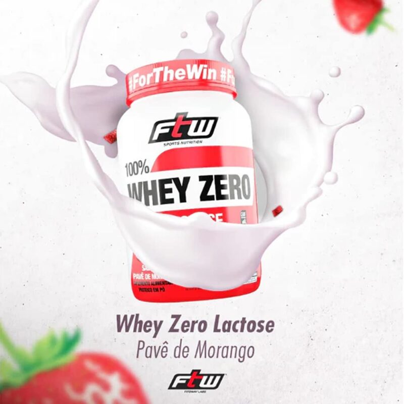 Whey 100% Zero Lactose FTW 900gr - Imagem 5